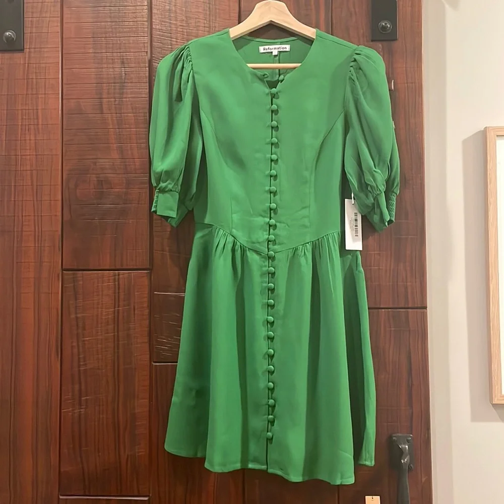 NWT Reformation Laylin Dress | Sz 0 - Picture 3 of 7